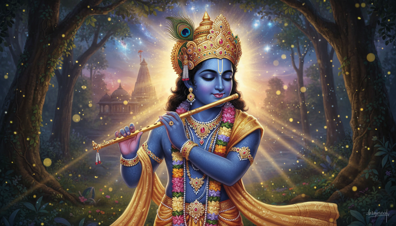 Download 8K Divine Art: Sri Navanita-Chora: The Divine Stealer of Hearts
