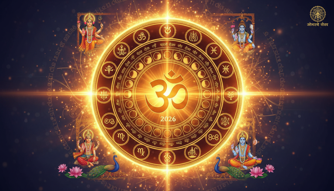Divine Symbolism - 🕉️ हिंदू व्रत और त्योहार कैलेंडर 2026: आगामी शुभ मुहूर्त