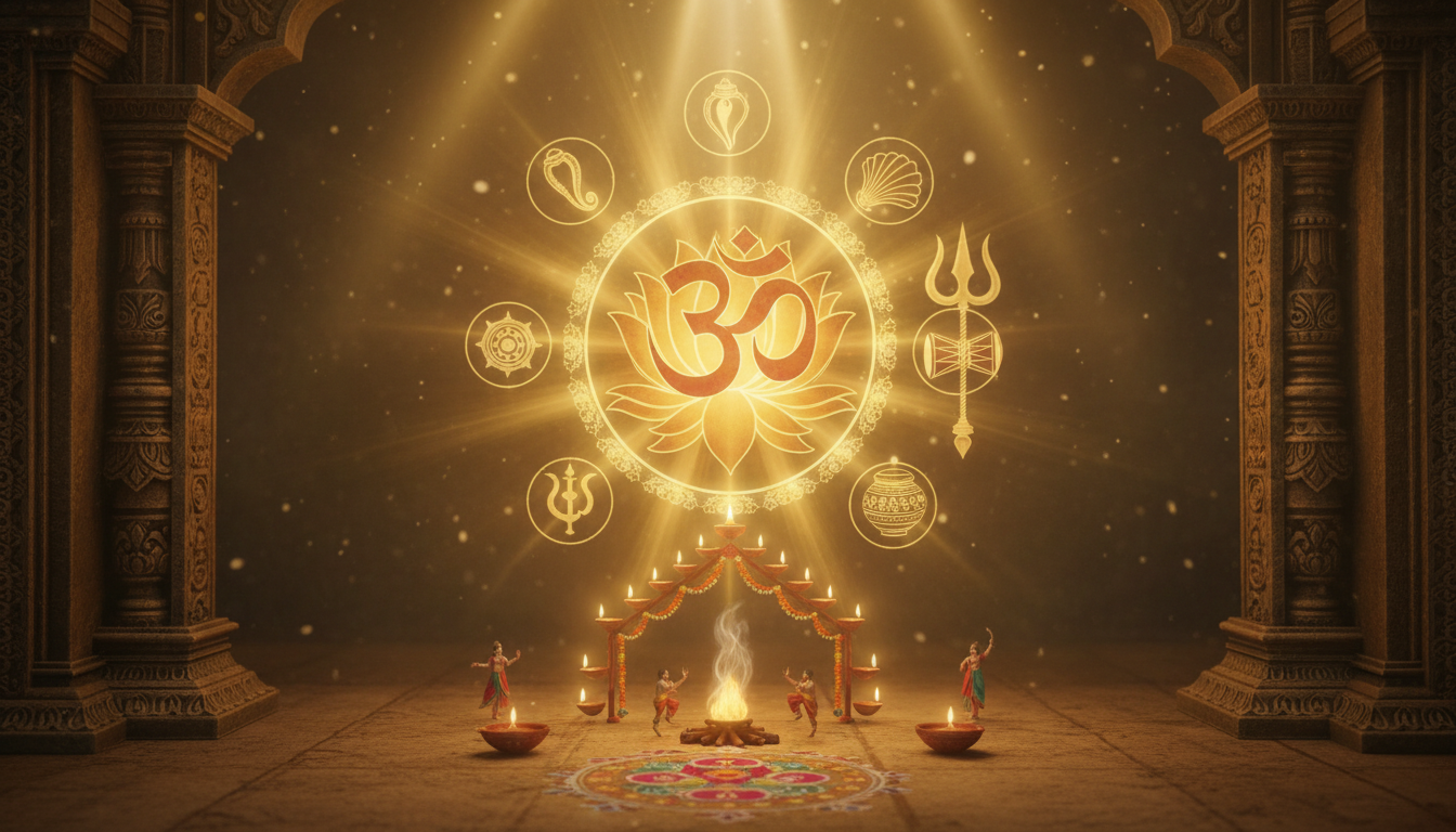 Divine Insight - 🕉️ सनातन धर्म के प्रमुख त्योहारों का आध्यात्मिक महत्व