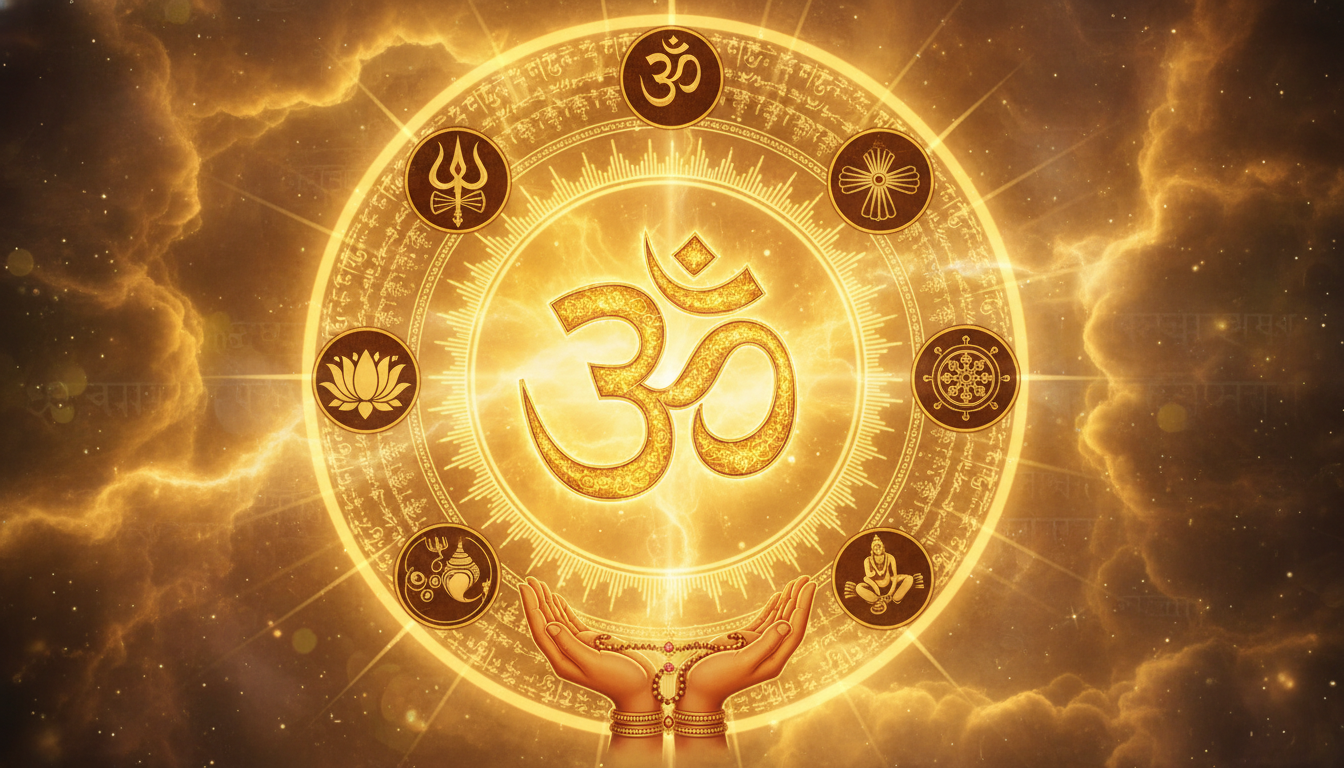 Divine Symbolism - 🕉️ Om Mantra Jaap ke Gupt Adhyatmik Labh: 7 दुर्लभ रहस्य