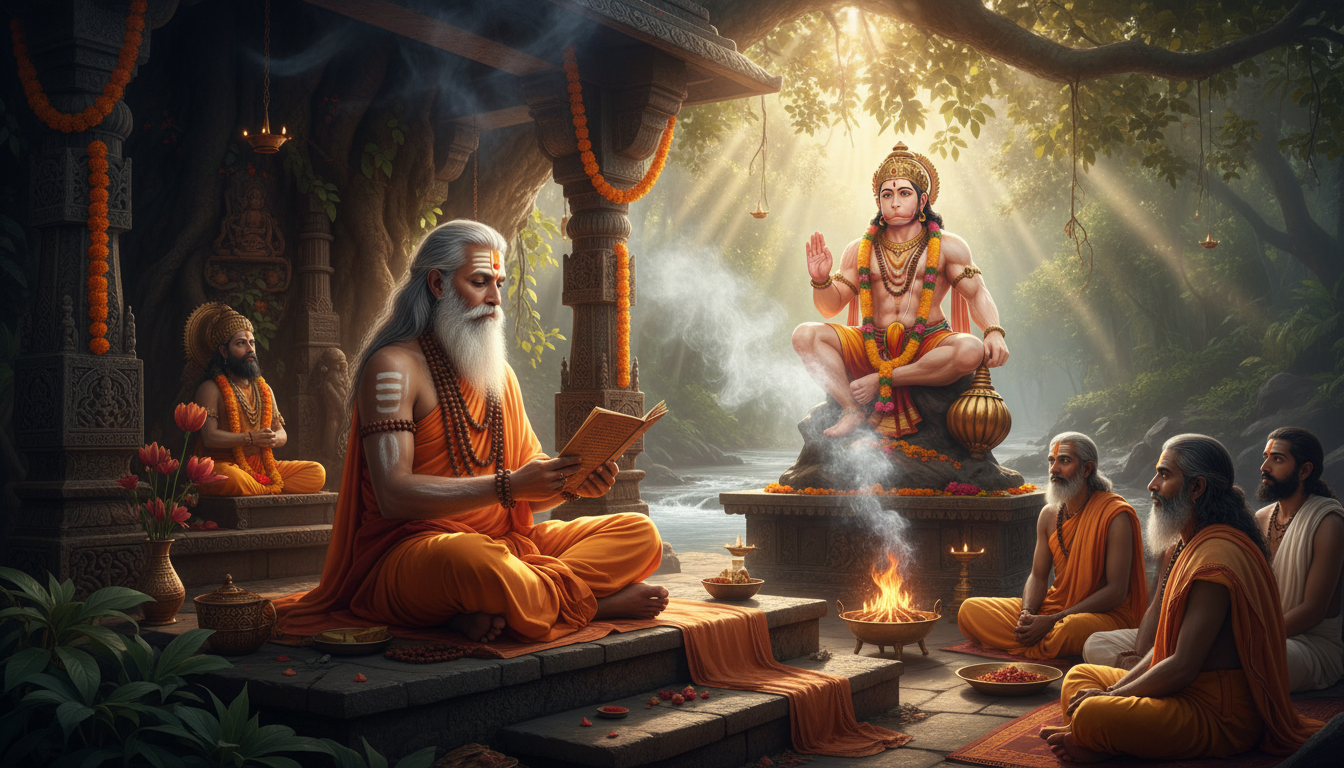 Divine Insight - 🕉️ हनुमान चालीसा पढ़ने का सही विधान और गुप्त नियम