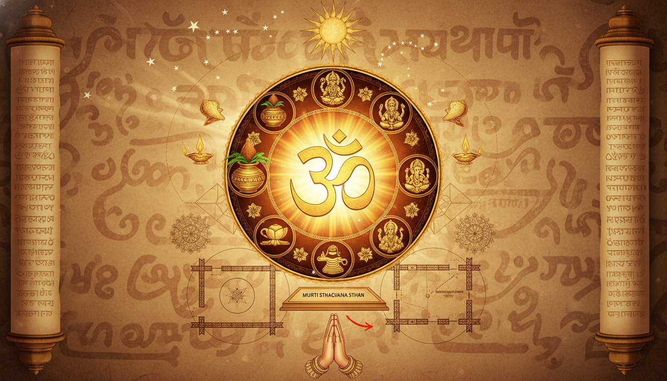 Divine Symbolism - 🕉️ घर के मंदिर के वास्तु नियम: मूर्ति स्थापना की सही विधि